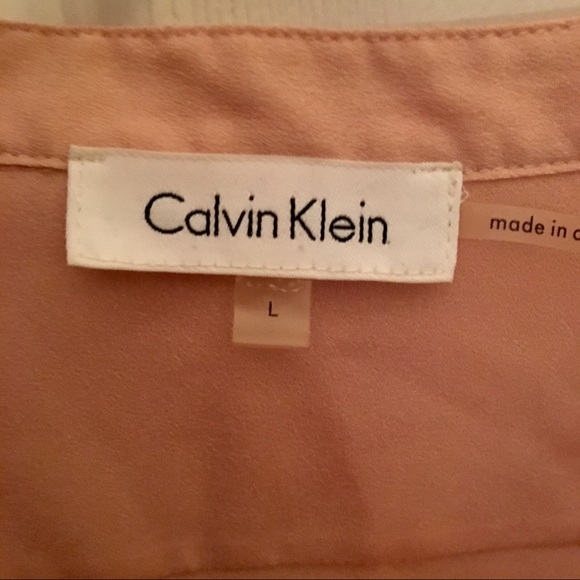 Calvin Klein coral blouse woman’s NWOT - Picture 2 of 4